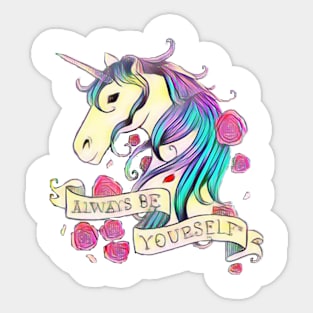 Unicorn encouragement Sticker